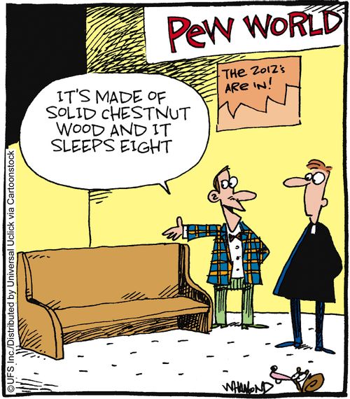 'It's made out of solid wood and it sleeps eight.'