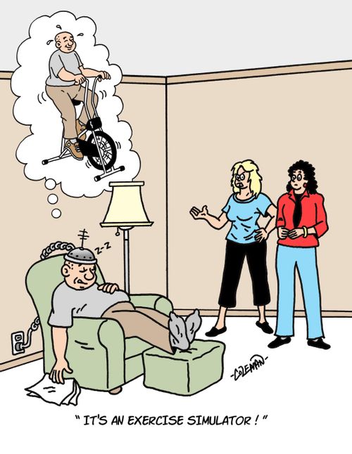 'It's an exercise stimulator.'
