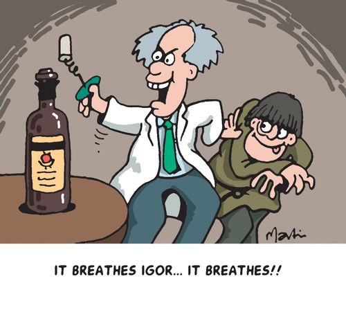 'It breathes Igor... It breathes!!'