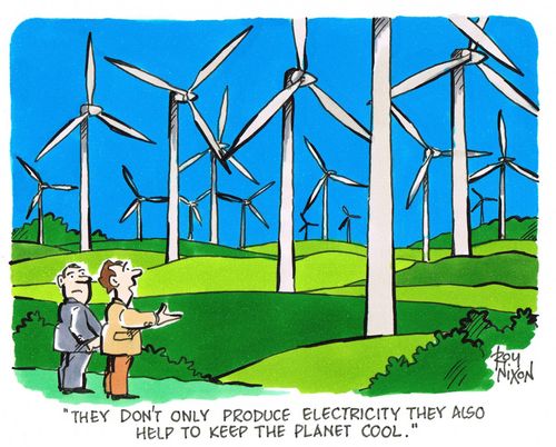 'They don't only produce electricity they also help to keep the planet cool.'