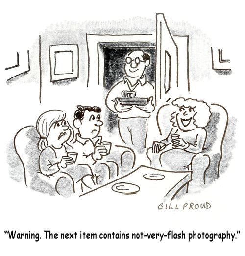 Visitors bored with photographs.