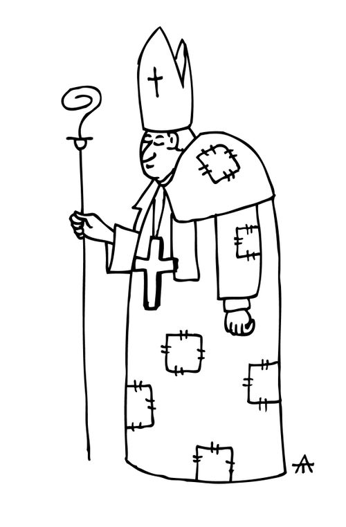 Patched up Pope.