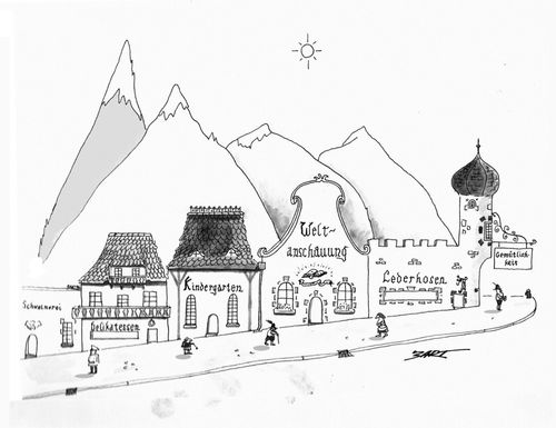 Weltanschauung (worldview).