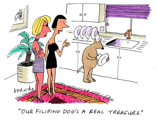 'Our Filipino dog's a real treasure.'