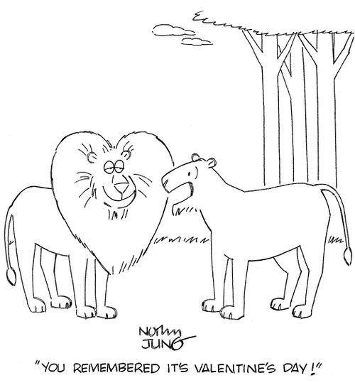 'You remembered it's Valentine's Day!'