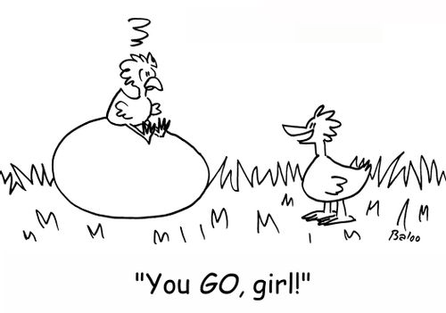 'You GO, girl!'