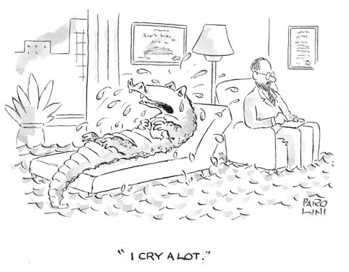 'I cry a lot.'