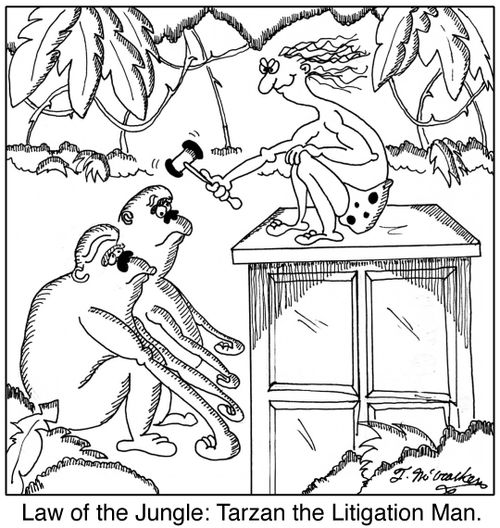 Law of the Jungle: Tarzan the Litigation Man.