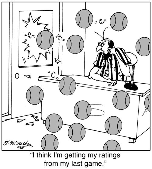 'I think I'm getting my ratings from my last game.'