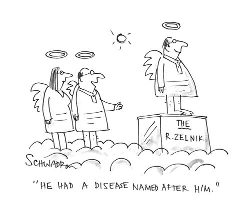 'He had a disease named after him.'