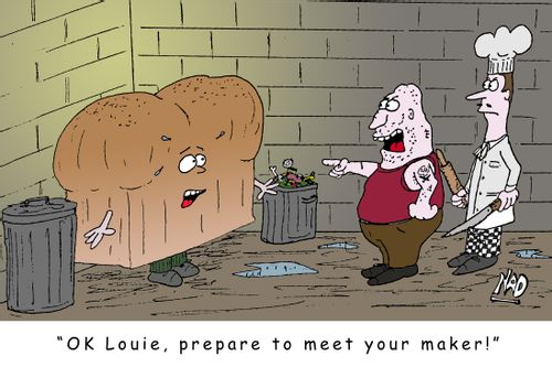 'OK Louie, prepare to meet your maker!'