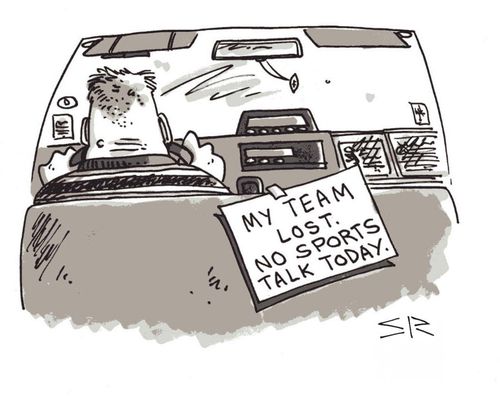 Upset Sports Fan