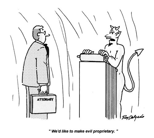 'We'd like to make evil proprietary.'