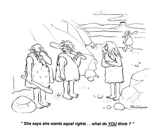 'She says she wants equal rights.. what do YOU think?'