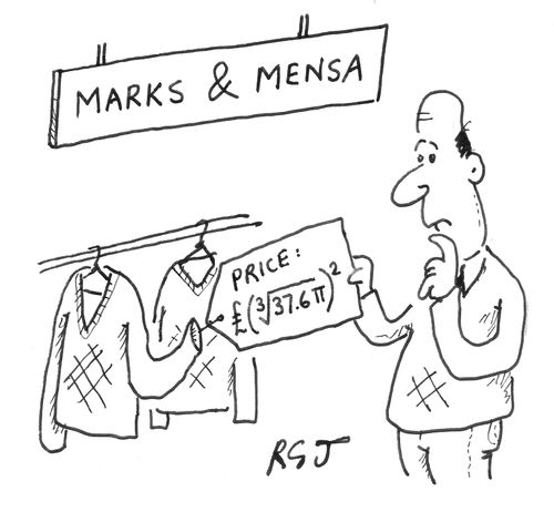 'Marks and Mensa.'