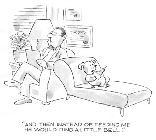 'And then instead of feeding me he would ring a little bell...'