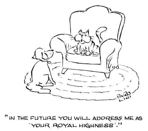 'In the future you will address me as 'Your Royal Highness'.'