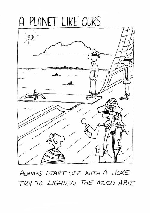 'Always start off with a joke, try to lighten the mood a bit.'