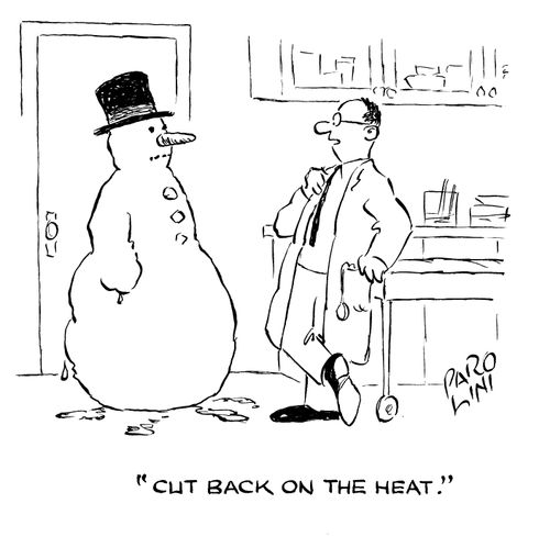 'Cut back on the heat.'