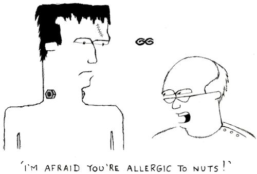 'I'm afraid you're allergic to nuts!'