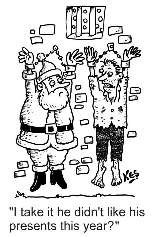 'I take it he didn't like his presents this year?'