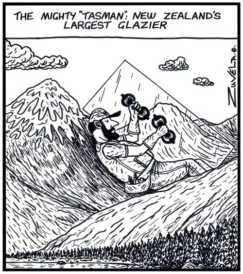 The mighty 'Tasman': New Zealand's largest glazier.