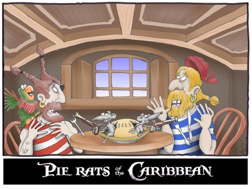Pie Rats of the Caribbean.
