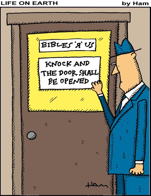 Bibles r us.