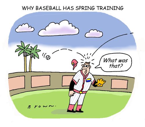 Spring ballpark errors.