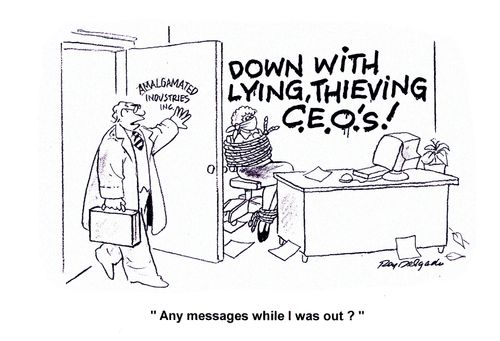 'Any messages while I was out?'