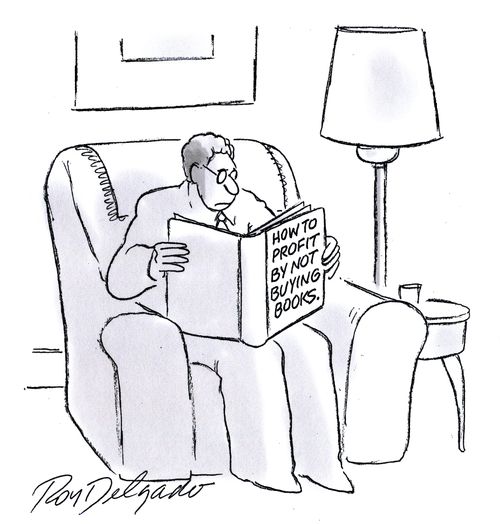 How to profit by not buying books.