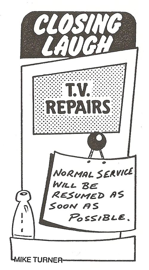 Closing Laugh T.V. Repair