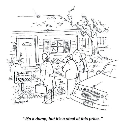 'It's a dump, but it's a steal at this price.'