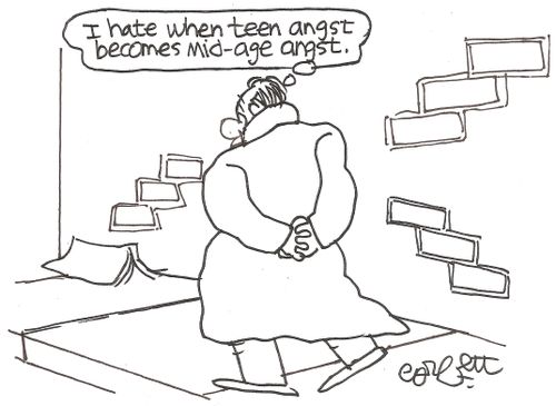 'I hate it when teen angst becomes mid-age angst.'