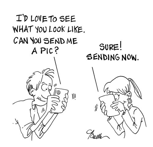 'I'd love to see what you look like. Can you send me a pic?'