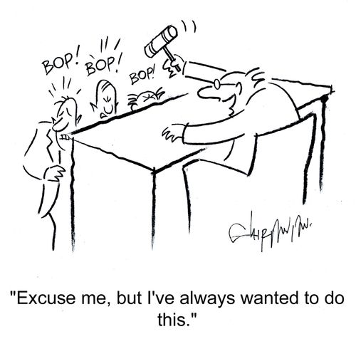 'Excuse me, but I've always wanted to do this.'