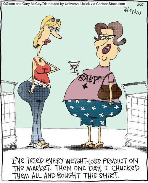 'I've tried every weight-loss product on the market. Then one day, I chucked them all and bought this shirt.'