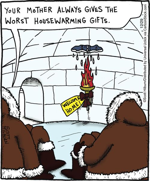 Housewarming gifts.