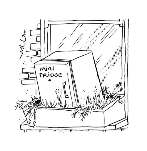 Mini-Fridge.
