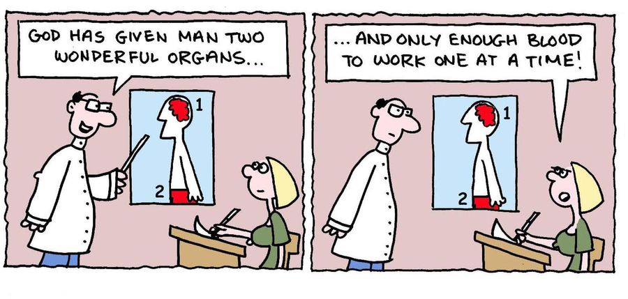 'And only enough blood to work one at a time.'