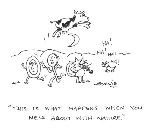 'This is what happens when you mess about with nature.'