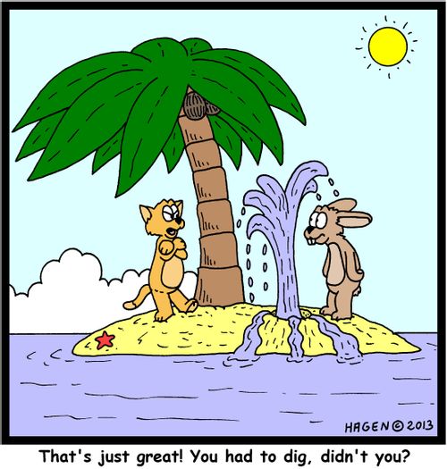 'That's just great! You had to dig, didn't you?'