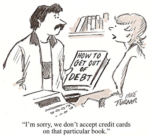 '...we don't accept credit cards on that particular book.'