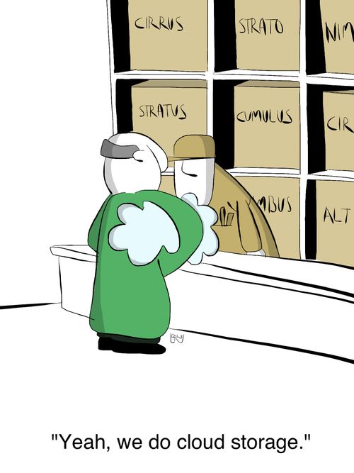 'Yeah, we do cloud storage.'