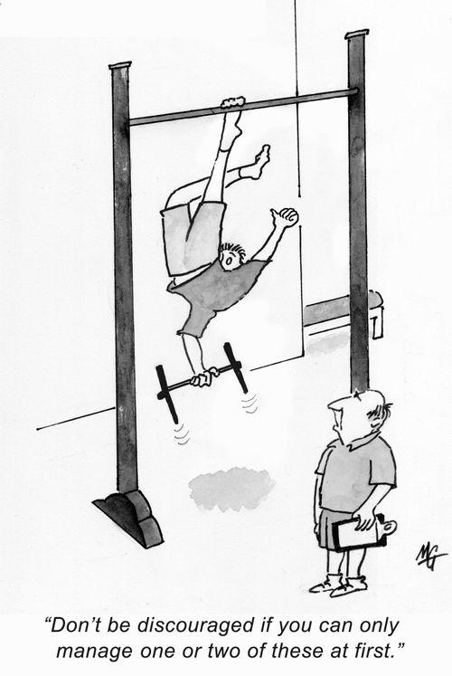 'Don't be discouraged if you can only manage one or two of these at first.'