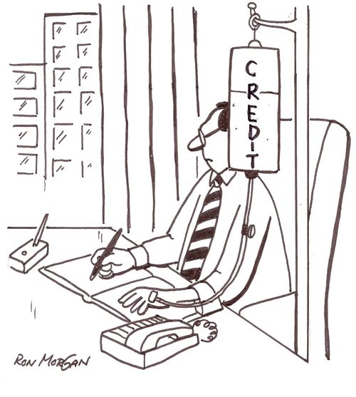 Businessman has credit IV.