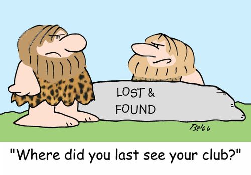 LOST & FOUND, 'Where did you last see your club?'