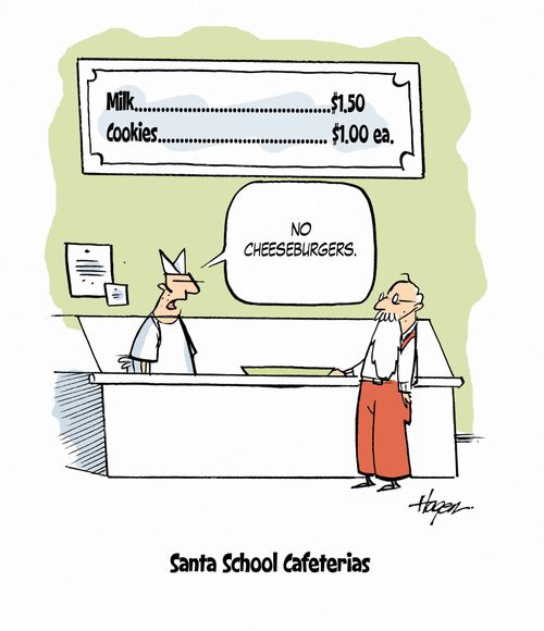 Santa School Cafeterias.