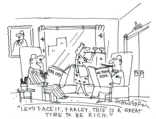 'Lets face it, Farley. This is a great time to be rich.'