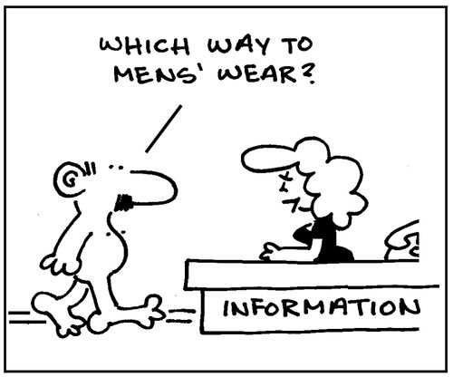 Which way to menswear?